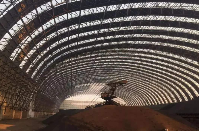 周口概述原料场封闭技术的特点和类型